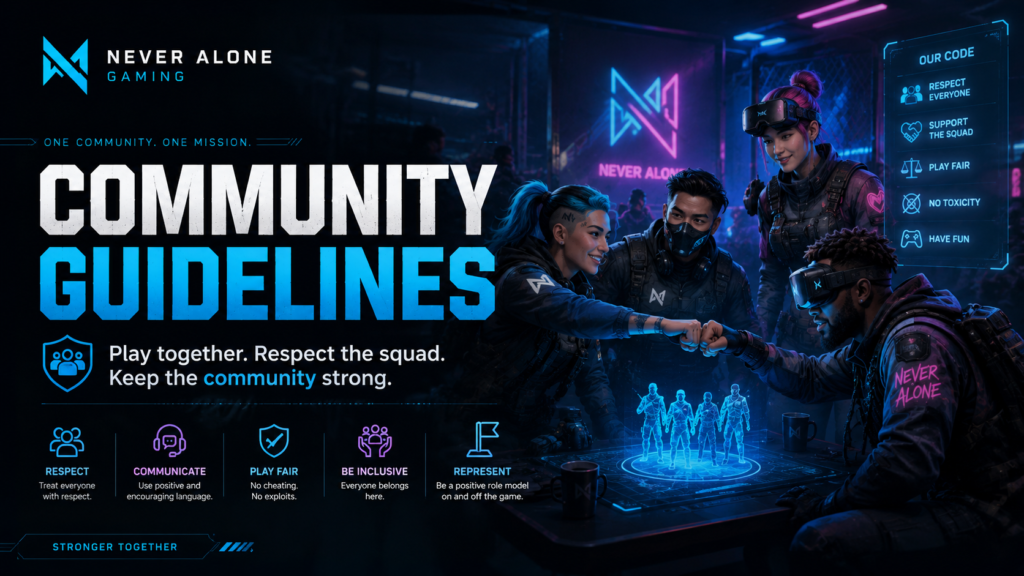 Never Alone community guidelines hero